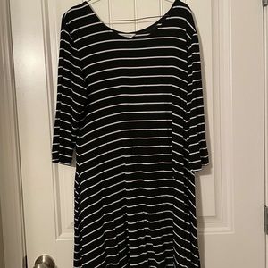 ARIZONA JEAN STRIPED DRESS